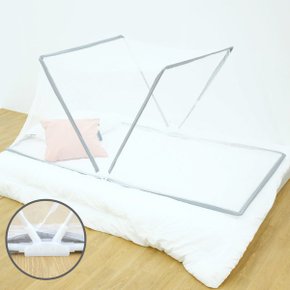 원터치 모기장 접이식 방충망 침대 캠핑 텐트 싱글