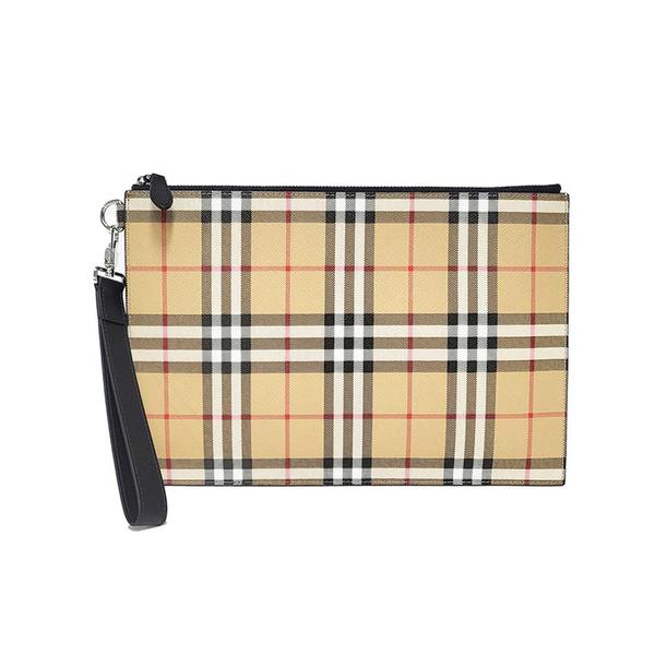 [여주점] 빈티지 체크 클러치백 8065629