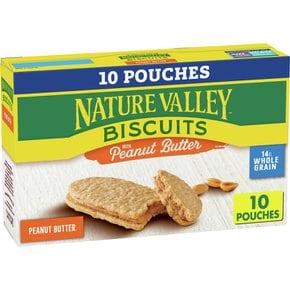 Nature Valley네이처밸리  네이처밸리  비스킷  샌드위치  피넛버터  1.35온스  10ct