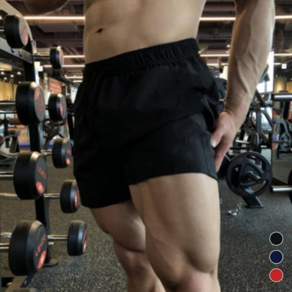 남자 여름 밴딩 트레이닝 3부 반바지 DMES-PTH-STS13803279