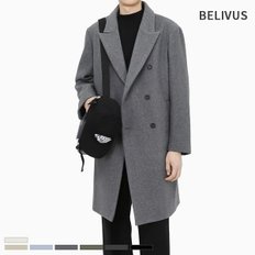 남성 더블 코트 겨울 가을 울 혼방 자켓 아우터 BELI002