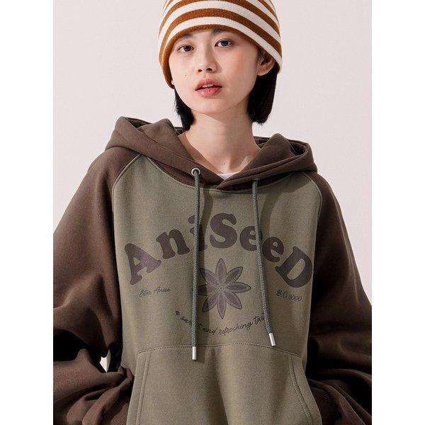 아니시드 레글런 후드 애쉬카키 JYHD3588