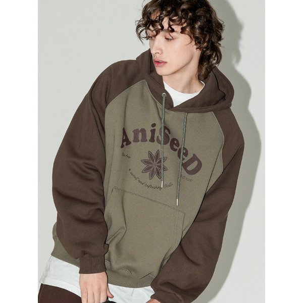 아니시드 레글런 후드 애쉬카키 JYHD3588
