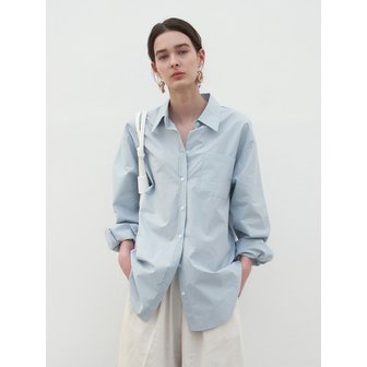 로에일 HARD ONE POCKET SHIRTS_SKY BLUE