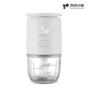 키친아트 무선 전동다지기+주방저울 거품기+마늘박피기 KSJ-SC300W