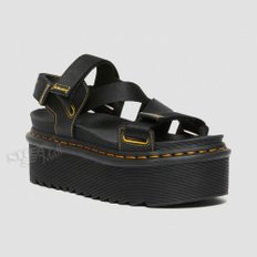 NA 킴버 27351001 DR. MARTENS KIMBER LOGO STRAP PLATFORM SANDALS