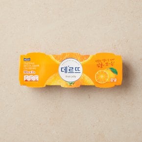 데르뜨 젤리 감귤 3입