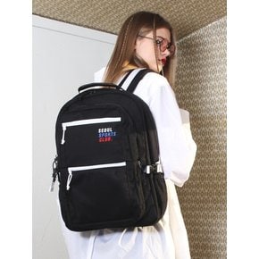 SSC SQUARE BACKPACK (BLACK WHITE)