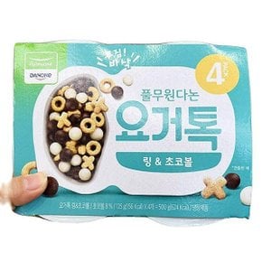 풀무원 요거톡 링초코볼 125G x4입 X 2개 코스트코