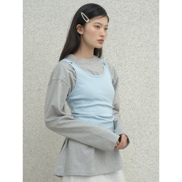 TNL D-ring sleeveless - [Sky Blue]