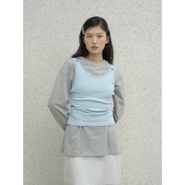 TNL D-ring sleeveless - [Sky Blue]