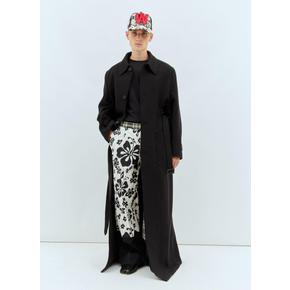 [해외배송] WALTER VAN BEIRENDONCK TUNNEL 맥시 코트 1008 CC1 Black B0111405012