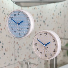국산 플라이토 쿨디자인 욕실 흡착 방수시계