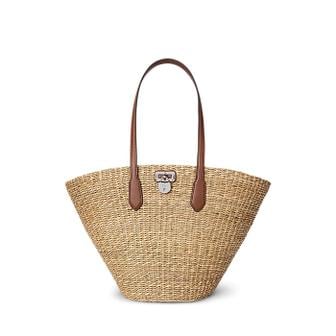 로렌 랄프 로렌 스트로 엑스트라 라지 태너 토트백(WALRBAG0G620347101)