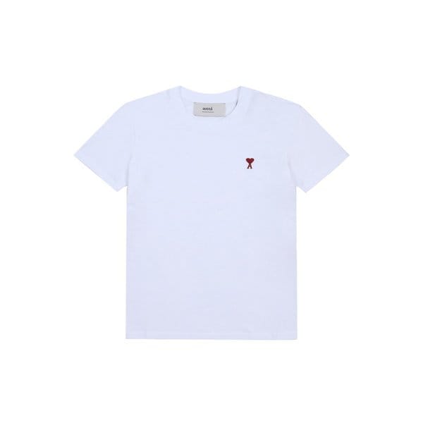 BFUTS035 724 100 아미 드 꾀흐 스몰 하트 로고 공용 반팔티