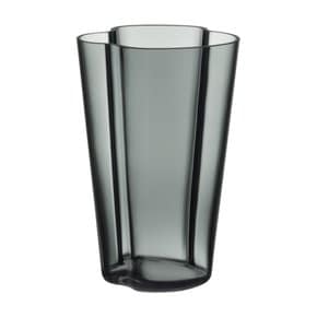 Iittala 알바알토 화병 dark grey 221 mm