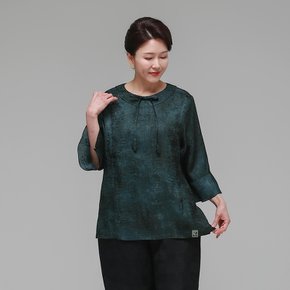 더하랑 사랑드리 여름 인견 블라우스 카키