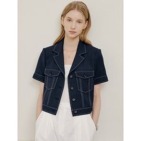 [유튜버 착용] 캐시 린넨 스티치 자켓 / CASEY LINEN STITCH JACKET_3colors