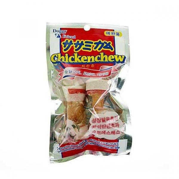 확대된 대표 애견 치킨츄 2입 X ( 3매입 )