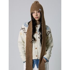 노르딕 니트 가디건 오트밀_Nordic Knit Cardigan Oatmeal