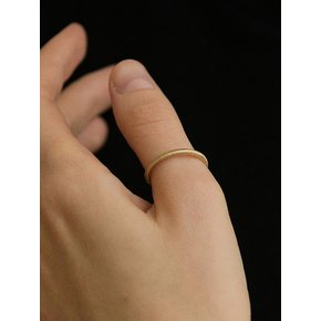 14k sand ring