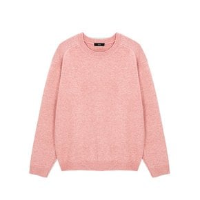 Basic Cashlike Round Knit - Pink