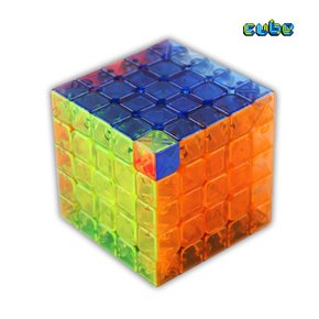 아이큐 크리스탈 비너스 큐브 5x5 이색 투명 큐브