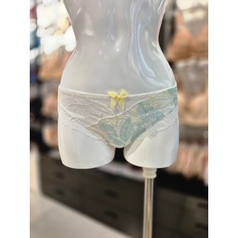 비너스 [시흥점] S 비너스) 오르화 홑겹 데미 브라 세트 햄팬티 OPT7859H-IV