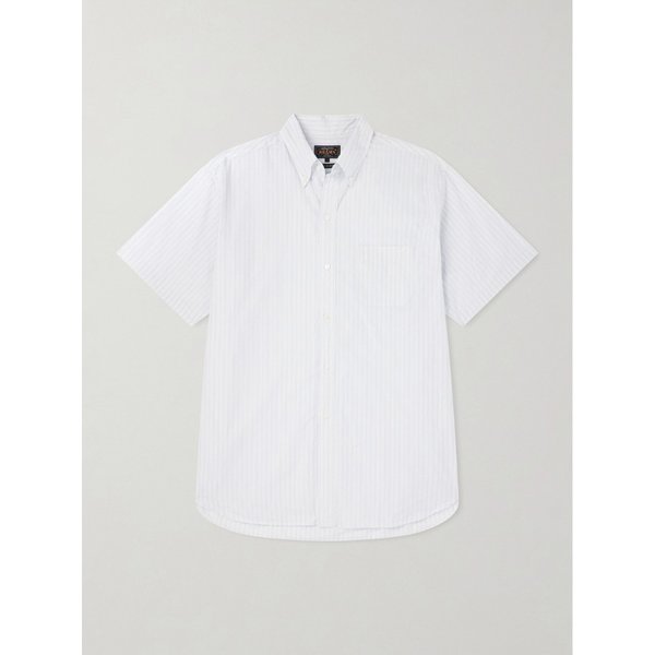 빔스 버튼다운 칼라 스트라이프 코튼 셔츠 46376663162982563