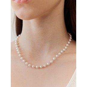 [진주귀걸이 2종 증정] Swarovski pearl tail necklace