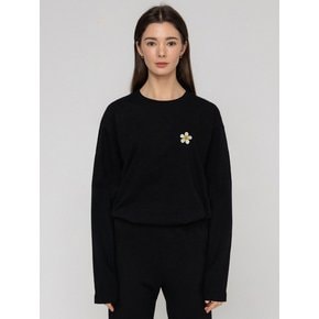 [UNISEX]플라워도트 자수 롱슬리브_2color