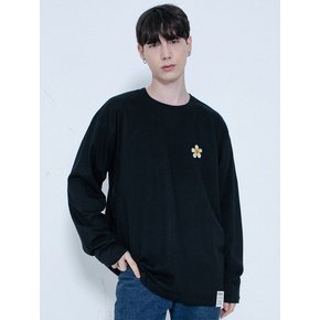 [UNISEX]플라워도트 자수 롱슬리브_2color