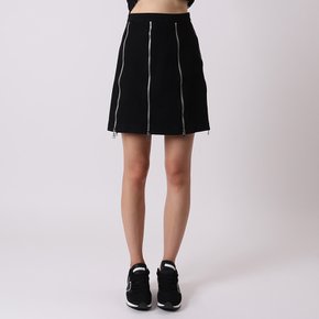 알렉산더 맥퀸 집 여성 스커트 BMC530807 블랙 Zip Skirts