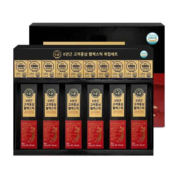 6년근 고려홍삼활력스틱 복합세트