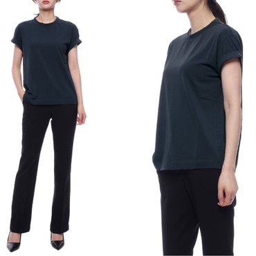 브루넬로쿠치넬리 24FW 여성 모닐리 포인트 반팔티셔츠 (M0T18BD200 C7186 24F)