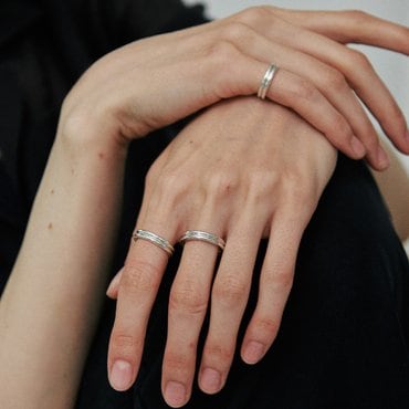 베흐트 [925 silver] Cinq.silver.226 / lisse ring (54310)