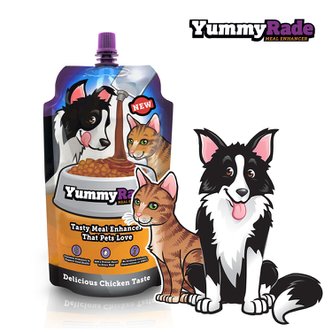 도기레이드 야미레이드 강아지/고양이 사료에 뿌려먹이는 장건강 액상영양제 250ml