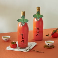 느린마을 홍시과실주 선물세트, 700ml 2입