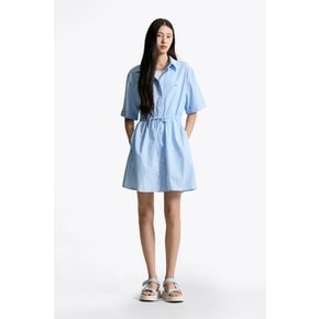 여성 미니 스트라이프 셔츠 원피스 T32F1WOP32TWT1 TOMMY JEANS