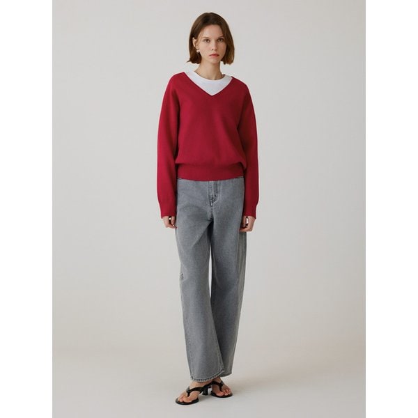 SIJN6111 발란스 커브드 컬러 데님_Vintage gray