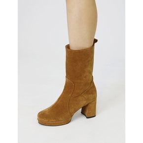 Natilda Flatform Suede Boots _2Colors