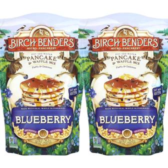  Birch Benders 버치벤더스 팬케이크 와플 믹스 블루베리 397g 2팩