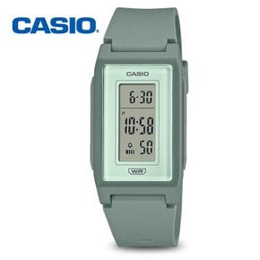 [정품] CASIO 카시오 LF-10WH-3DF 스퀘어 여성 바이오레진 전자시계