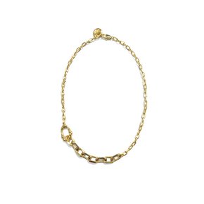 Crease o ring chain Necklace