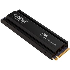 Crucial T500 2TB SSD PCIe Gen 7X400MBs) NVMe M.2(2280) CT2000T500SSD5JP 방열판이 있는