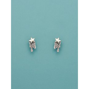 Crying Star Silver925 Earrings