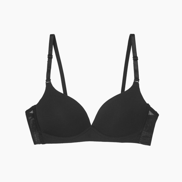 *정상가 29,900* 코튼모달 헴라인 몰드브라 (BEIGE, BLACK)