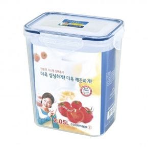 직사각 밀폐용기 보관용기 잡곡통 쿨맥시2 2.05L X ( 2매입 )