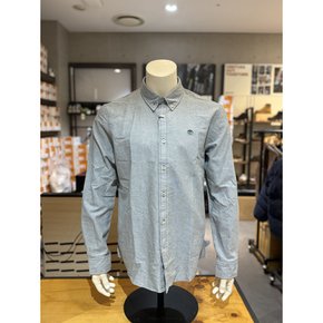 A2ARQ G82 옥스퍼드 긴팔 셔츠 라이트그레이