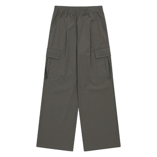 에꼴리에 세이브존07 원턱와이드카고바지 25C0281BK(1)